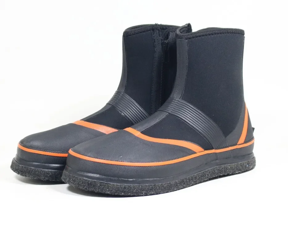 

DurableMedium Top Felt Sole Fishing Shoes Sea Fishing Reef Shoes Rock Fishing Belt Nails Non-slip Shoes