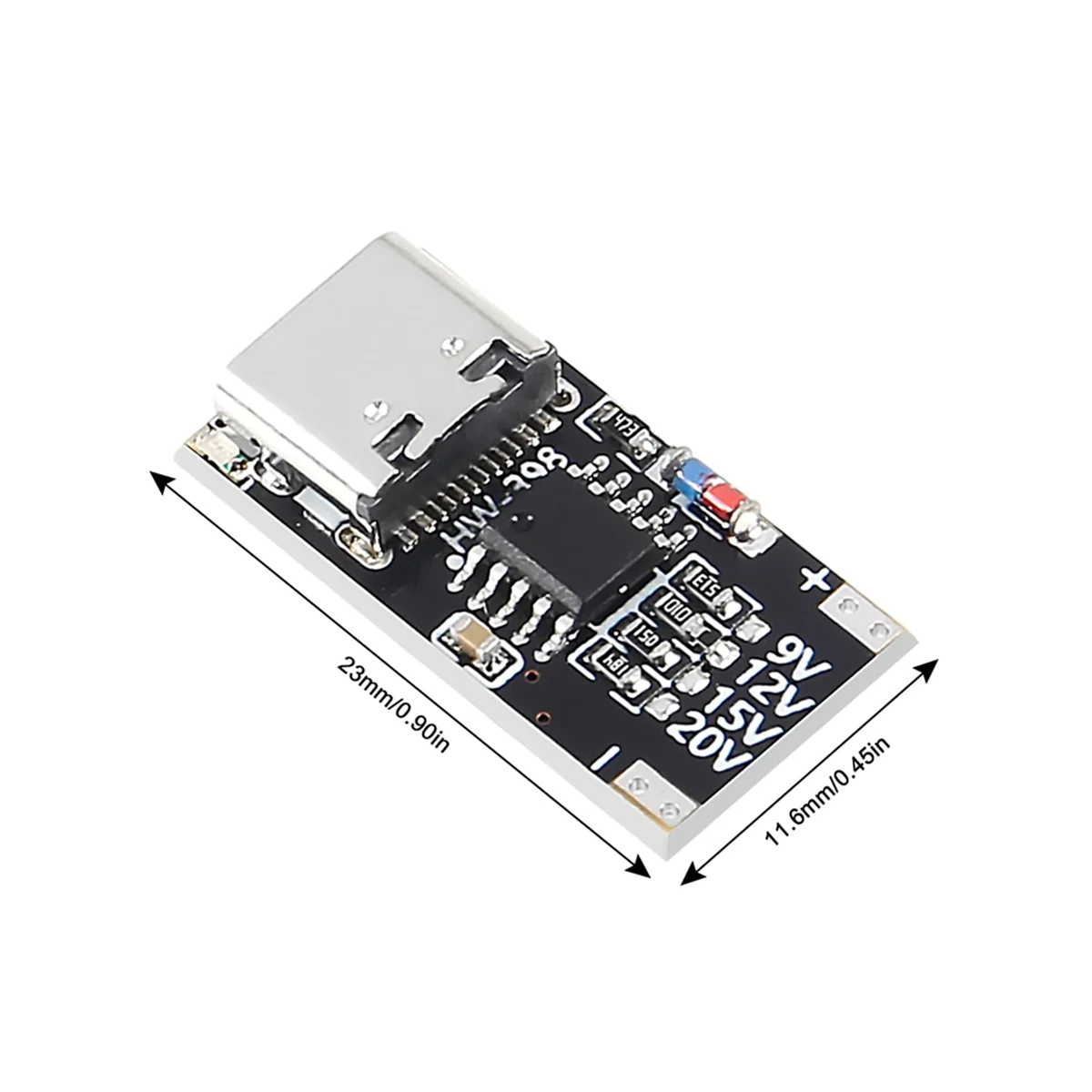 BNGF-4PCS USB-C PD Trigger Board Module PD/QC Decoy Board Fast Charge USB Type-C to 12VPower Delivery Boost Module