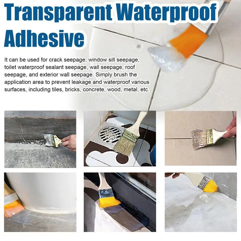 Lem antiair kuat antiair, agen antibocor kuat untuk atap kamar mandi dapur perbaikan ubin dinding