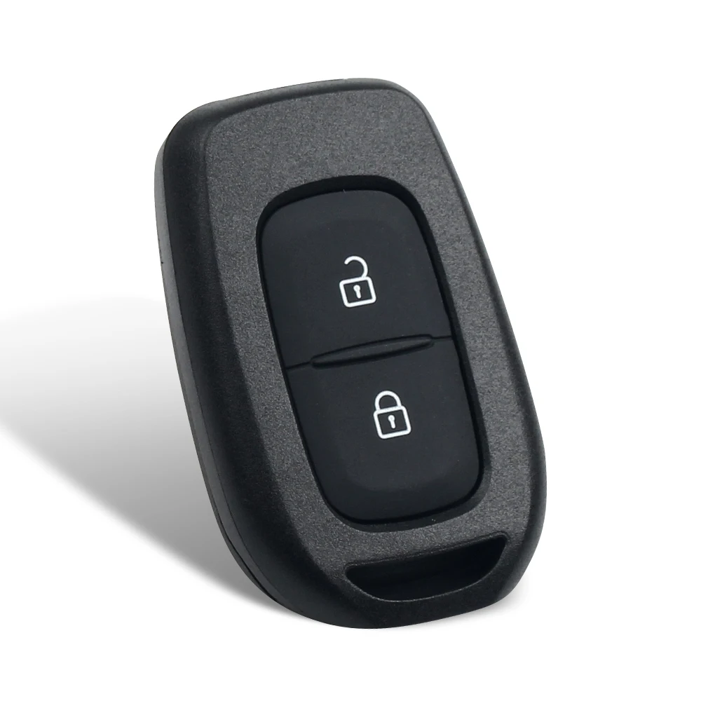 KEYYOU-carcasa de llave remota de coche, carcasa de 2 botones para Renault Duster, Kwid, Sandero, Logan 2013-2018, llave automática con hoja VAC102