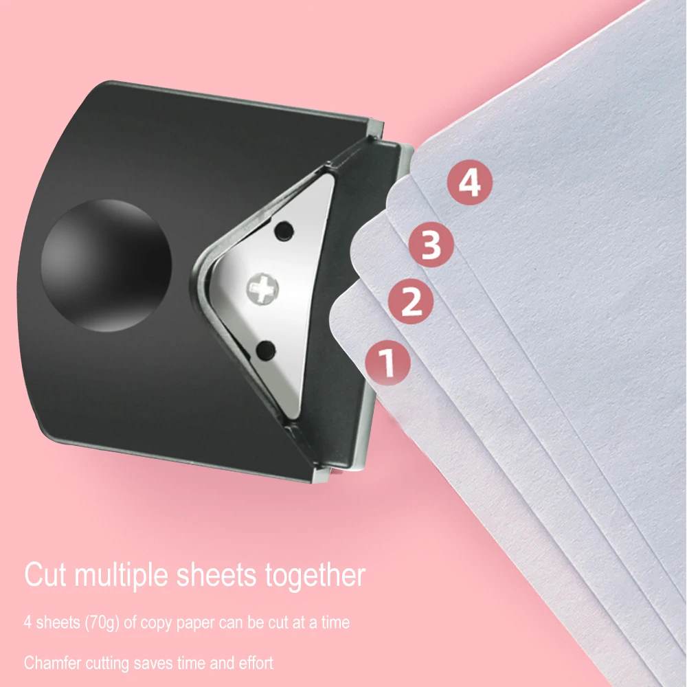 Mini Portable Corner Rounder Paper Punch Round Corner DIY Paper Card Photo Planner Cutting Supplies Scrapbooking Tools Maker