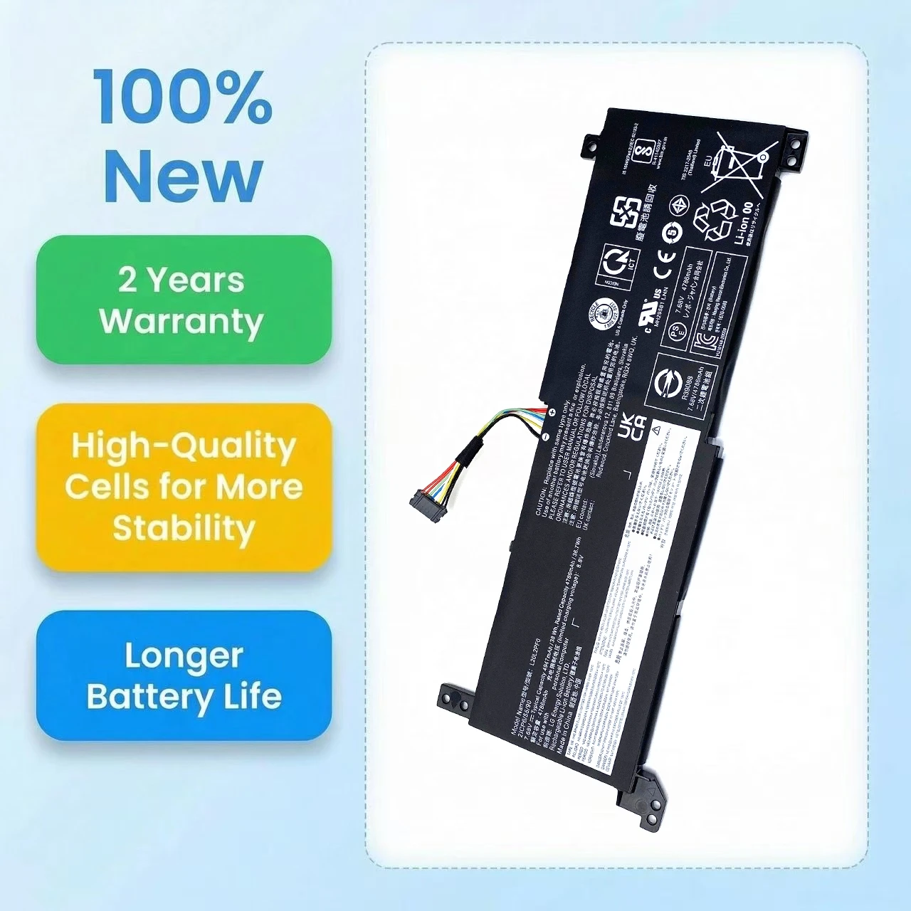 

Аккумулятор для ноутбуков Lenovo IdeaPad 3-15ALC6, V14, V15 G2-ITL (L20C2PF0, L20M2PF0, L20L2PF0, 5B11B36273, 5B11B36285, 5B11B36278, 5B11B36280)