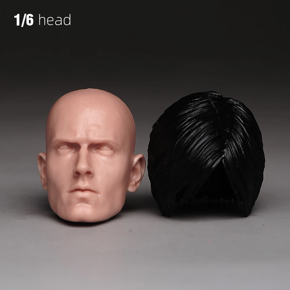 نموذج نحت الرأس ، ذكر وأنثى ، شخصية حركة غير مصبوغة ، جولي ، جندي جولي ، مقياس ، 12"