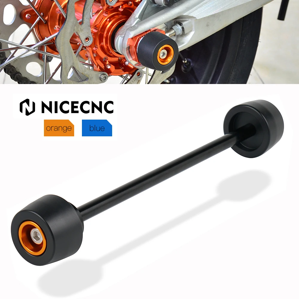 

NICECNC Rear 20mm Axle Slider Crash Pads For KTM 660 SMC 640 LC4 400-625 EXC SMC SMR Falling Protector Motorcycle Accessories