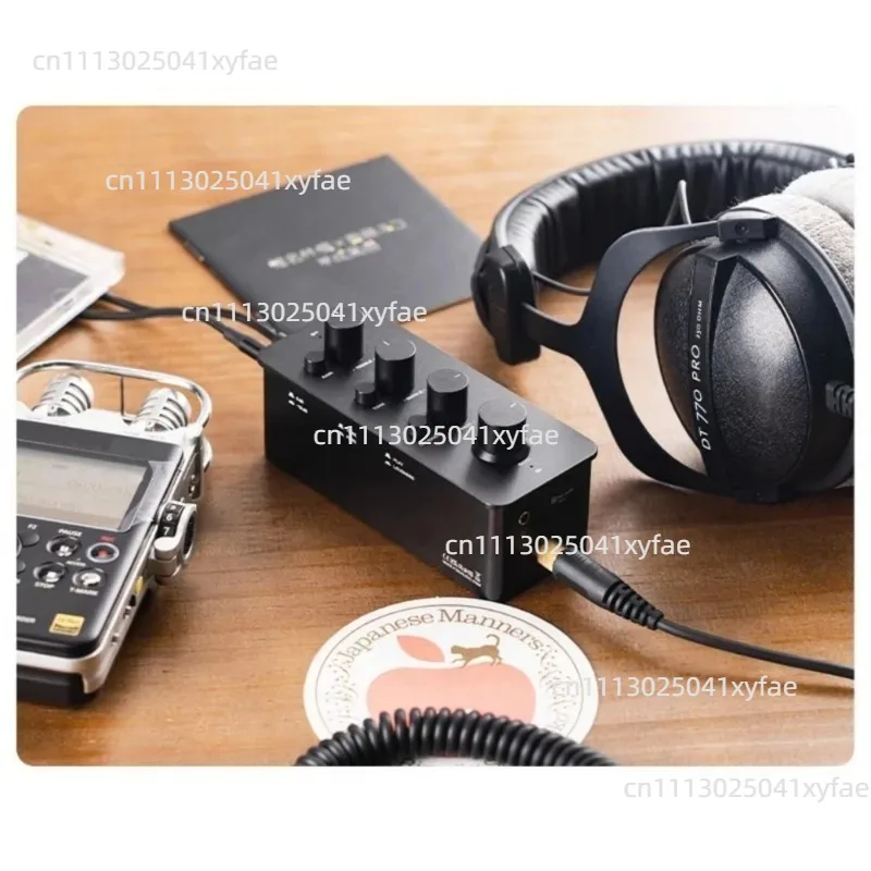 Portable Desktop Headphone Amplifier Audio Gain Booster