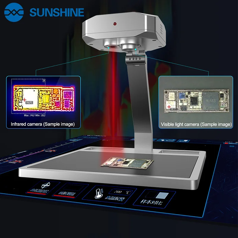Sunshinie Tb03 Infravermelho Imagem Diagnóstico Rápido Instrumento Suporte Todos os Modelos e Marcas de Reparo da Placa-mãe do Telefone Móvel