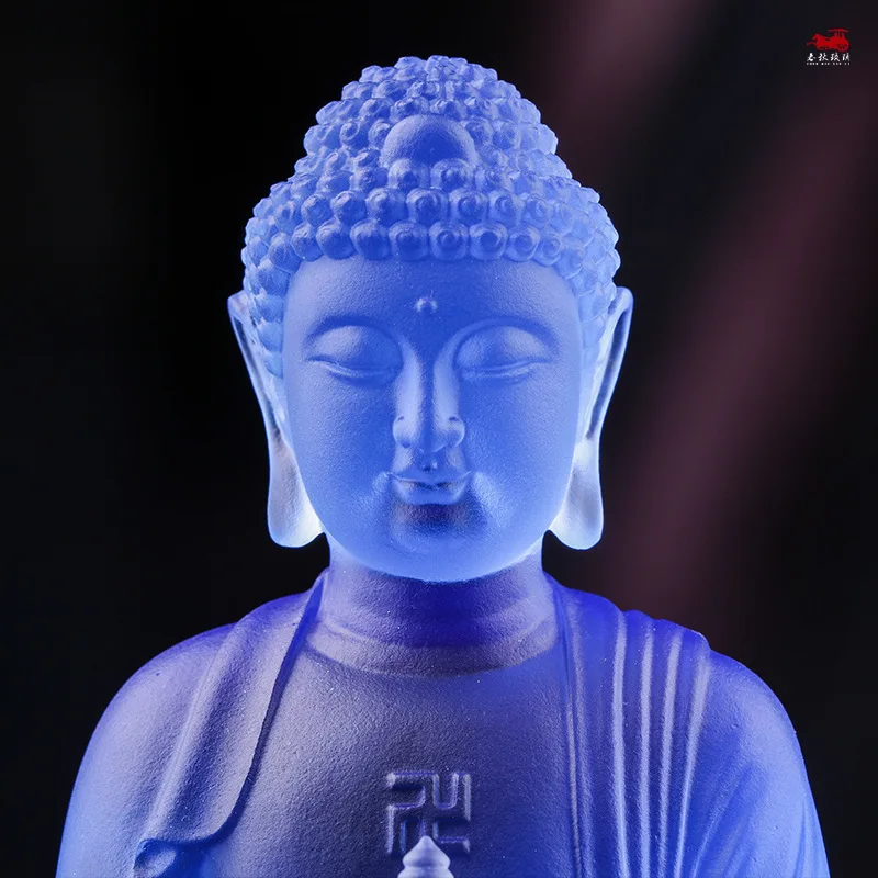 LH1 Medicine Buddha Display Seven Buddhas Ornament Home Furnishing Ancestral Hall Zen Ornament Tathagata Crafts