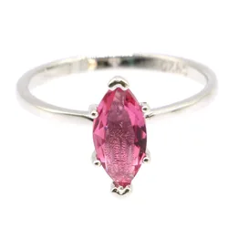 Buy 4 Get 1 Free 12x6mm Jazaz 1.7g Elegant Violet Tanzanite Pink Tourmaline Gift For Girls 925 Solid Sterling Silver Rings