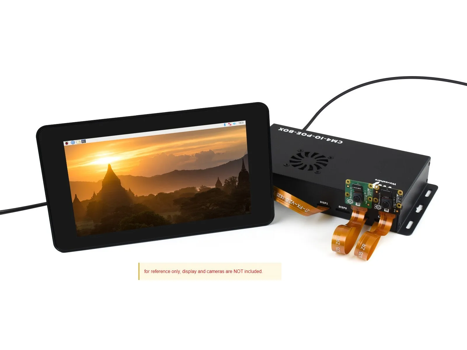 For PoE Mini-Computer Based on Raspberry Pi Compute Module 4 Metal Case