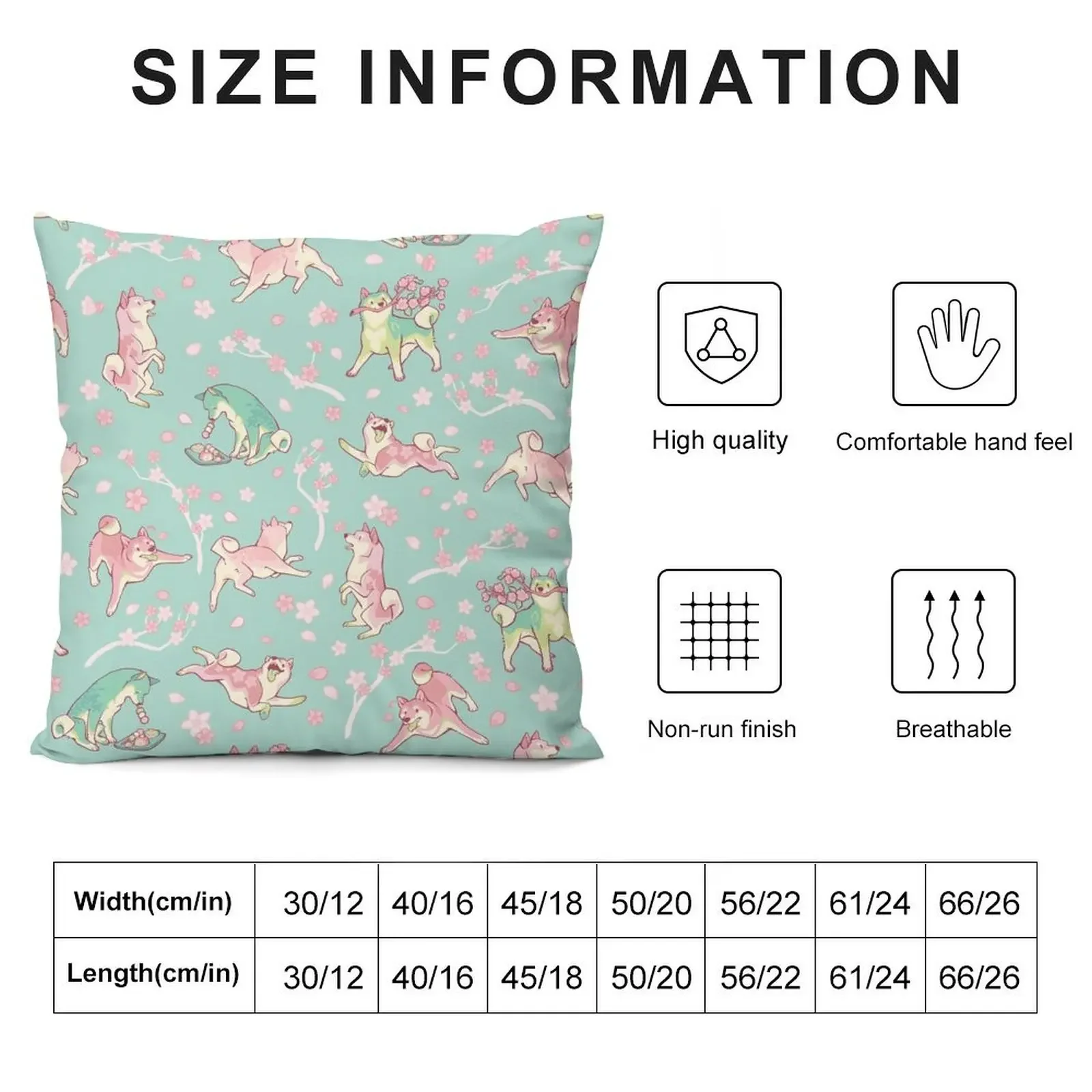 Shibakura & Matchinu in mint Throw Pillow Pillow Cover covers for pillows Luxury Sofa Cushions pillow