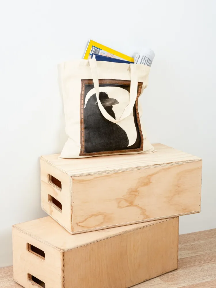 حقيبة يد رافين توت حقيبة يد نسائية مخصصة حقيبة تسوق نسائية #4