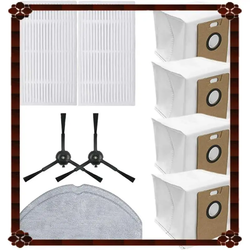 24-Hour Delivery Filter Dust Bag Side Brush Mop Cloth For Tapo RV30 Max /RV30 Max Plus / RV20 Max / RV20 Max Plus Robot Vaccum C