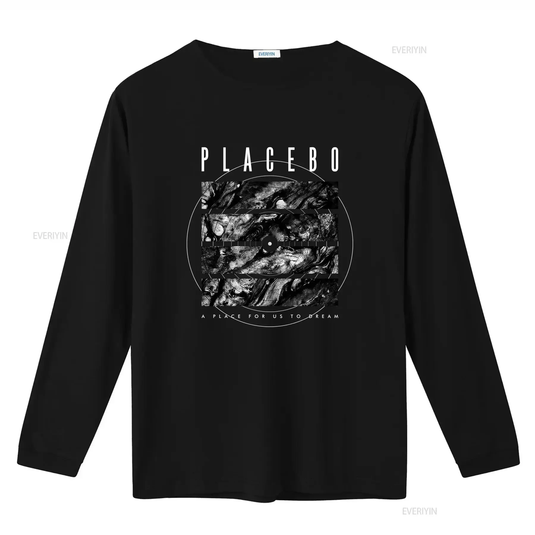 Placebo Band T Shirt A Place For Us To Dream Rock Tour Britpop Radiohead V2K Print  vintage Washed Casual fashion Stretched
