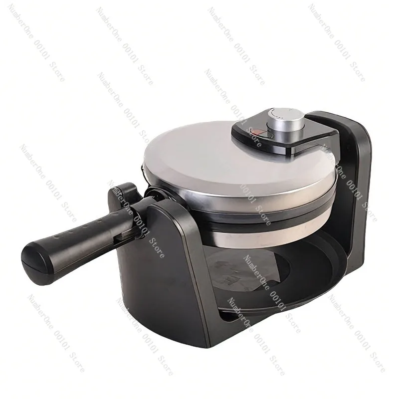 European Style Double Sided Heating Waffle Maker Rotating Toast Baker Breakfast Sandwich Machine Non Stick Electric Waffle
