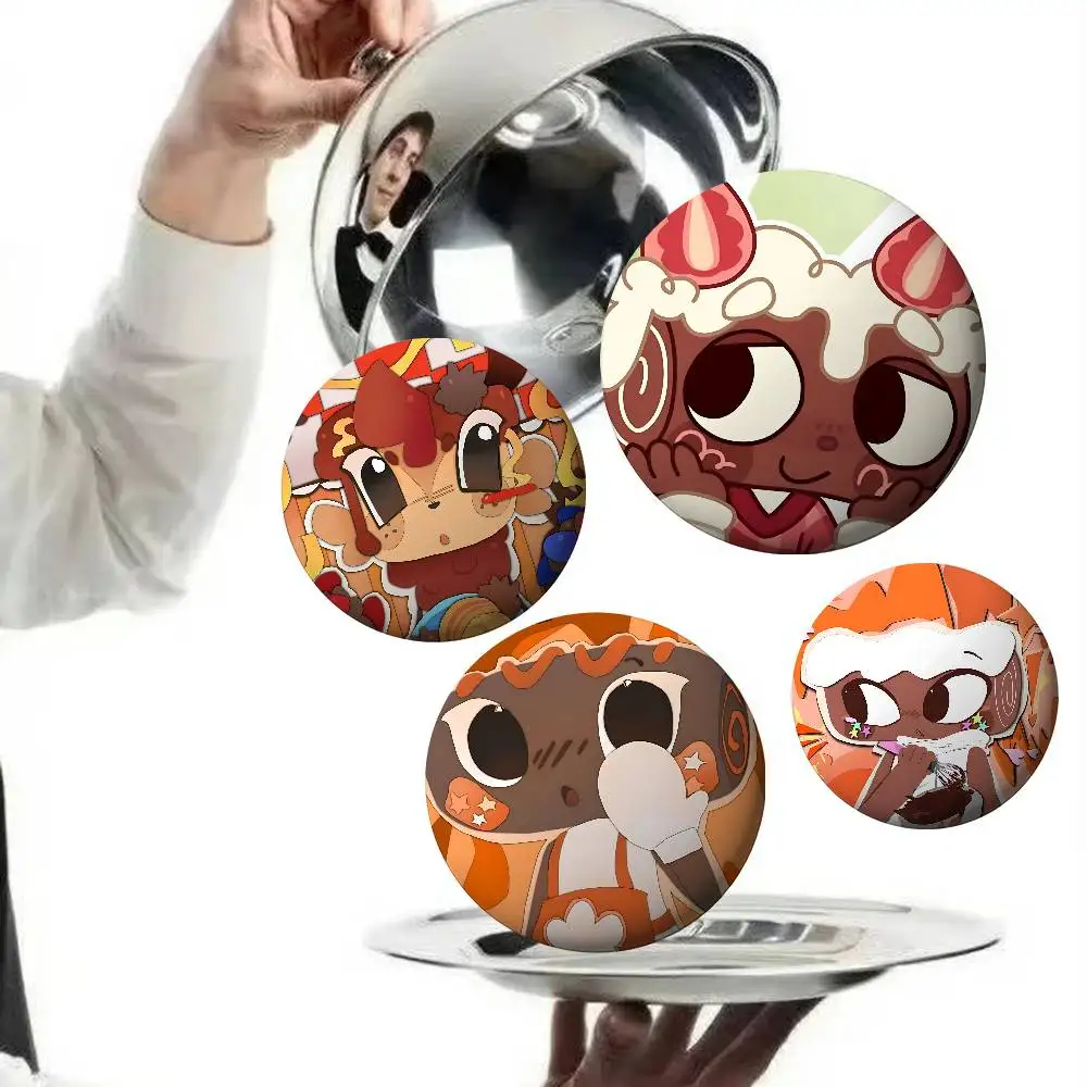 Game F-Figure C-Cosmo Badges Round Brooch Cute Cartoon Idol Cosplay Badges DIY Backpack Clothing Jewelry Pins