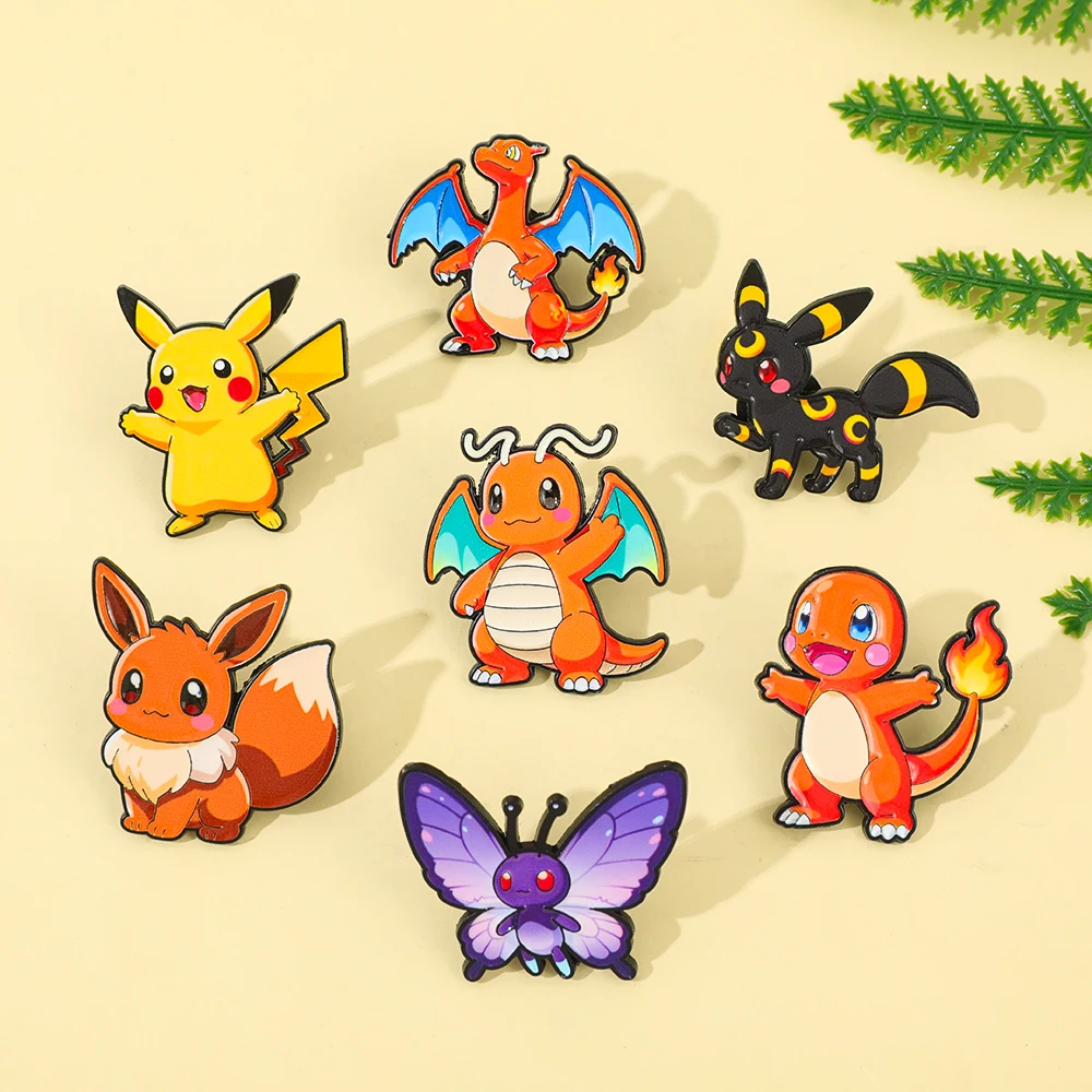 Cute Cartoon Elf Brooch Pin Badge Alloy Lapel Pin for Clothing Backpack Bag Purse Jewelry Accessories