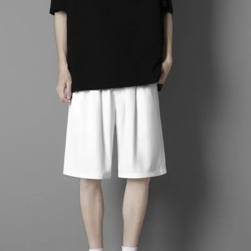 

Быстросохнущие мужские шорты для бега, широкие мешковатые спортивные шорты с карманами, свободные шорты для мужчин, небольшой размер, незаменимые Y2k