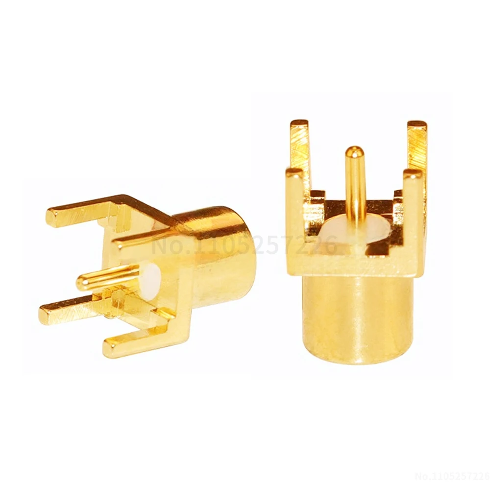 MCX-KE MCX female connector for PCB soldering Gold-plated copper 4-pin MCX socket MCX-KHD (1 pcs)