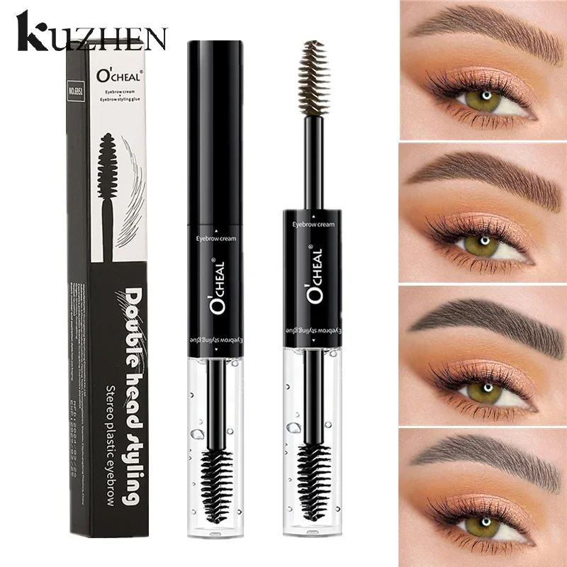 Gel coiffant pour sourcils, ensemble de cire transparente et imperméable, Gel pour sourcils, maquillage longue durée, savon sculpté