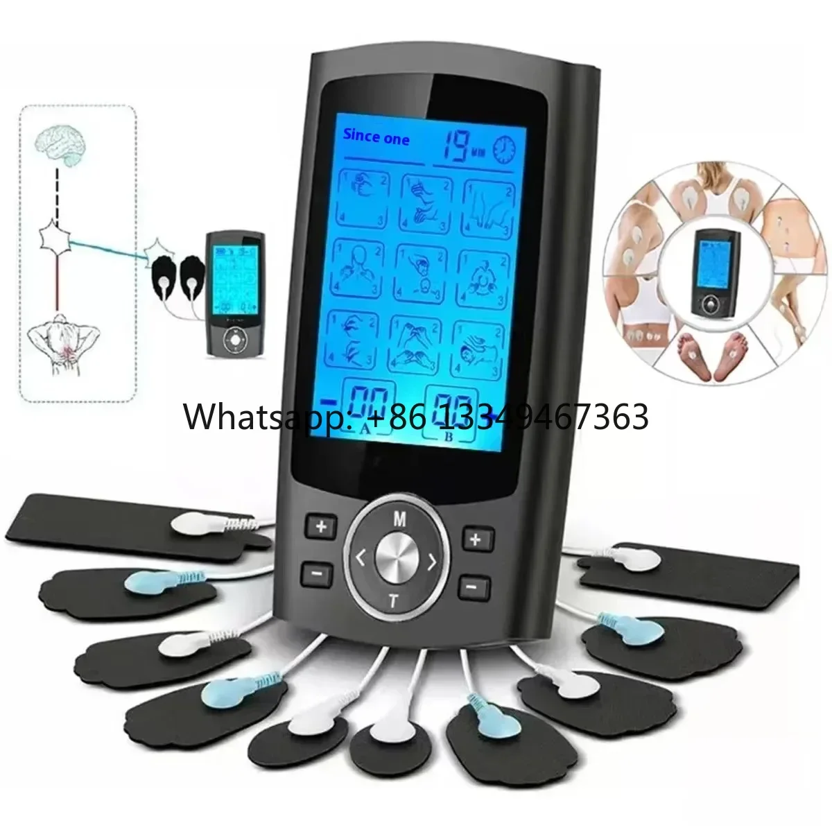

High quality Meridian Physiotherapy Instrument-36 Modes EMS Pulse Massager Charging for TENS Explosions Rehabilitation Therapy S