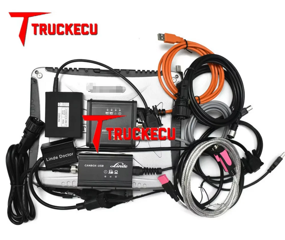 

for JUDIT 4 Jungheinrich Judit box Judit Incado linde canbox doctor LSG LINDOS Still forklift truck diagnostic tool+CF19 laptop