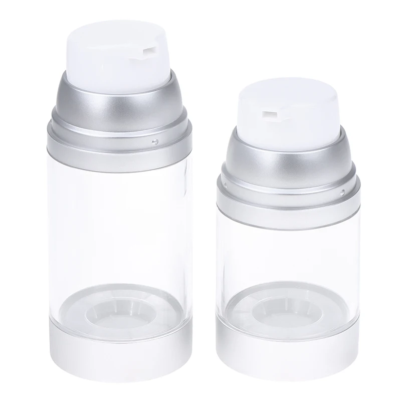 100-150ML 프레스 온 빈 에어리스 펌프 용기 리필 형 크림 로션 진공 병 휴대용 여행 용기 하위 병