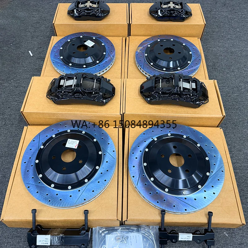 

Custom GT6 6Pot & GT4 4Pot Brake Kit, 355mm & 405mm brake discs, ideal for vehicle brake tuning and performance upgrade