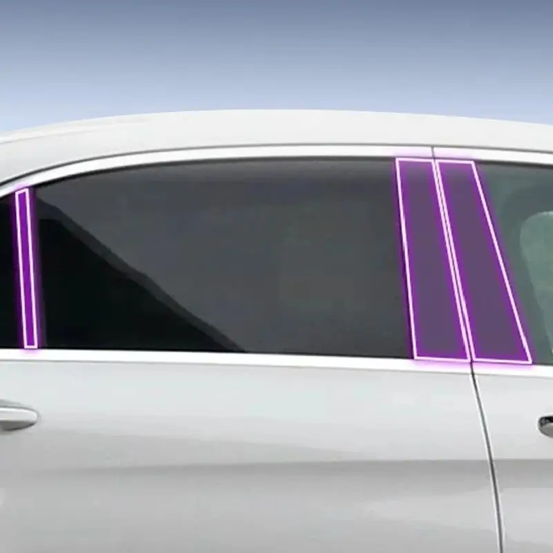 

For Mercedes-Benz Class-C W204 W205 Car Exterior Body film B C Window pillar Scratch prevention Repair membrane TPU PPF Film