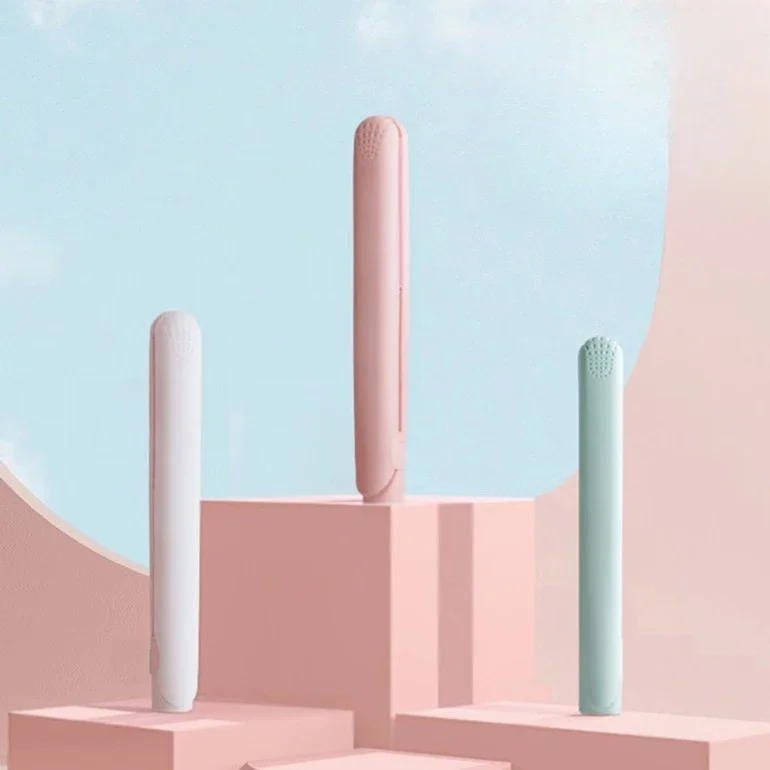 มินิแบบพกพาขนาดเล็ก Splint ผมตรงผมหยิก Dual-use Air Bangs ความร้อนอย่างรวดเร็วอุณหภูมิคงที่การเดินทางเพื่อธุรกิจ