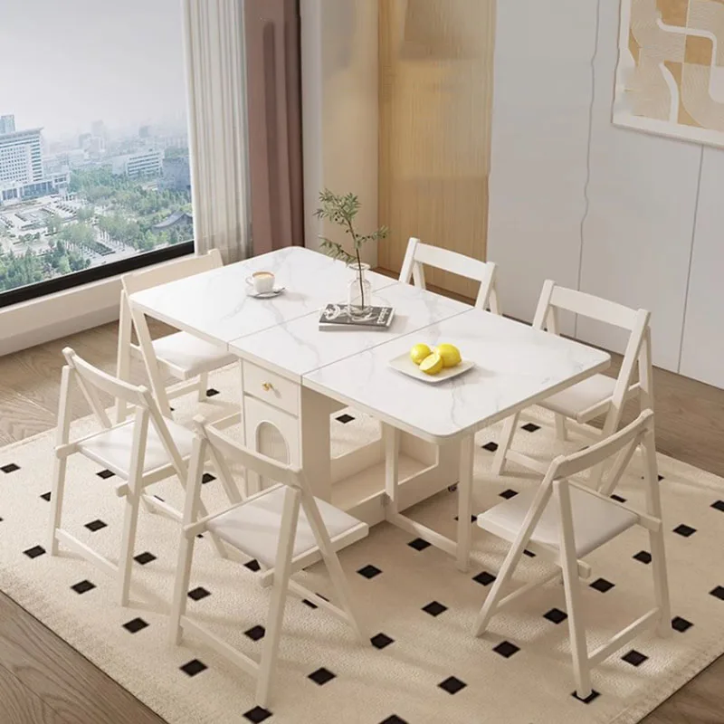 

Modern Kids Dining Table Organizer Luxury Small Restaurant Dining Tables Space Saving Big Mesas De Jantar Home Furniture