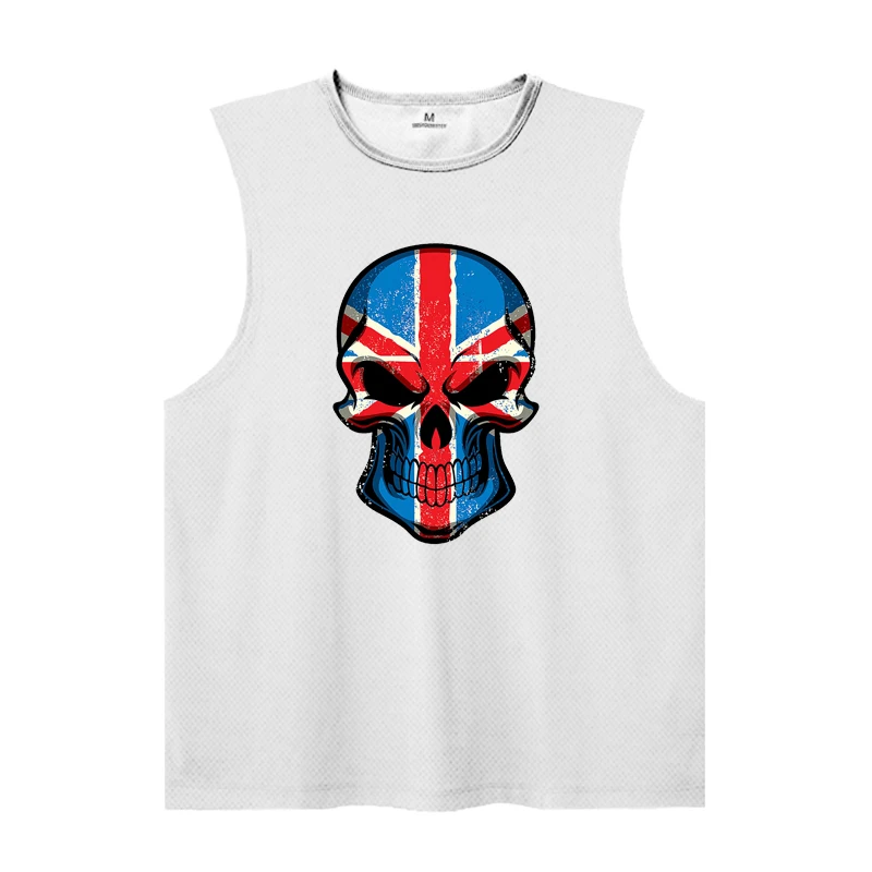 Summer Mesh Quick Dry Sleeveless Clothing Mens Bodybuilding Muscle Tank Tops Gym Fitness T-Shirts Jogging Sportswear Singlets