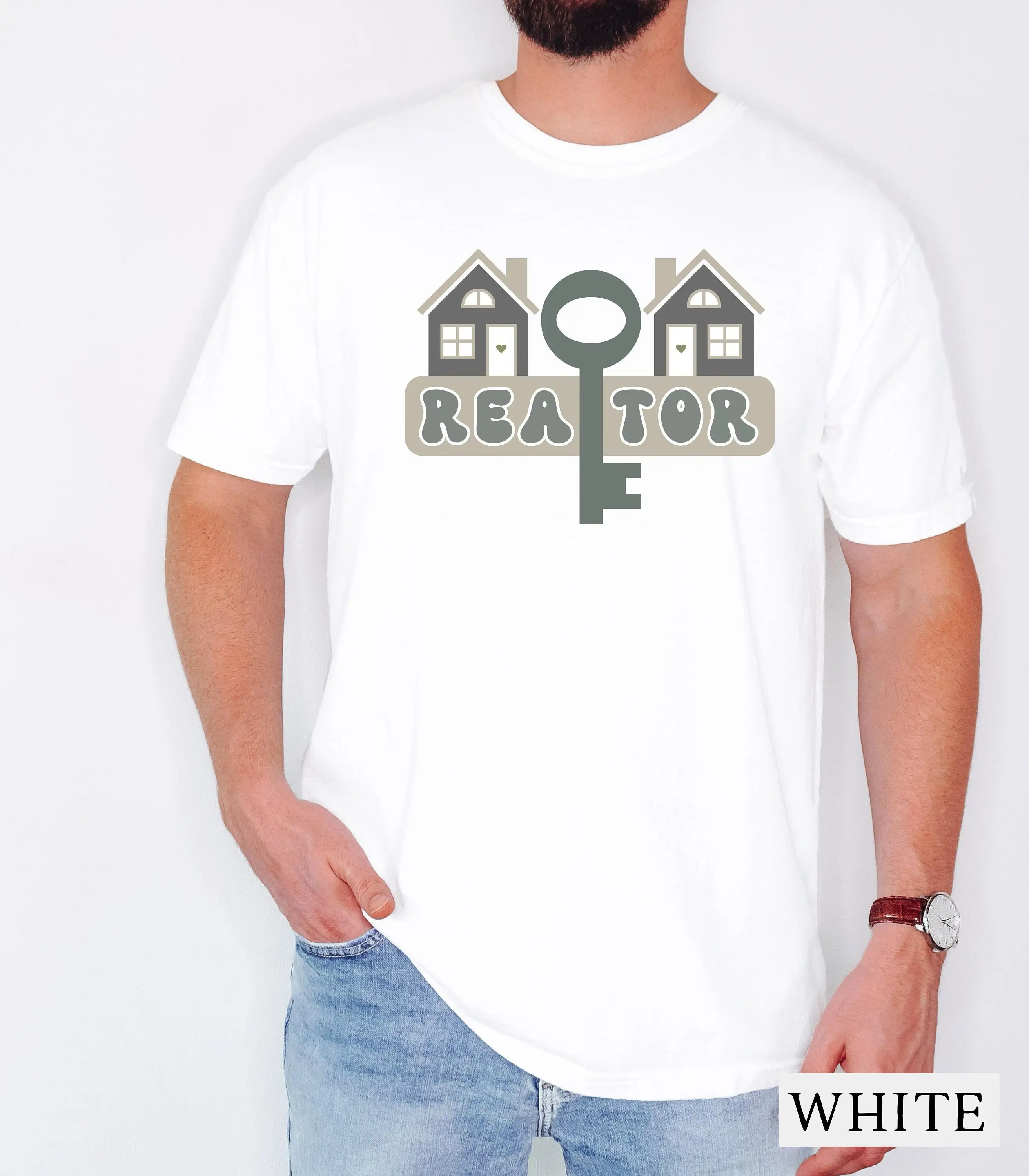 Perfect For Realtors Realtor T Shirt Real Estate Agents House Key Agent Marketing