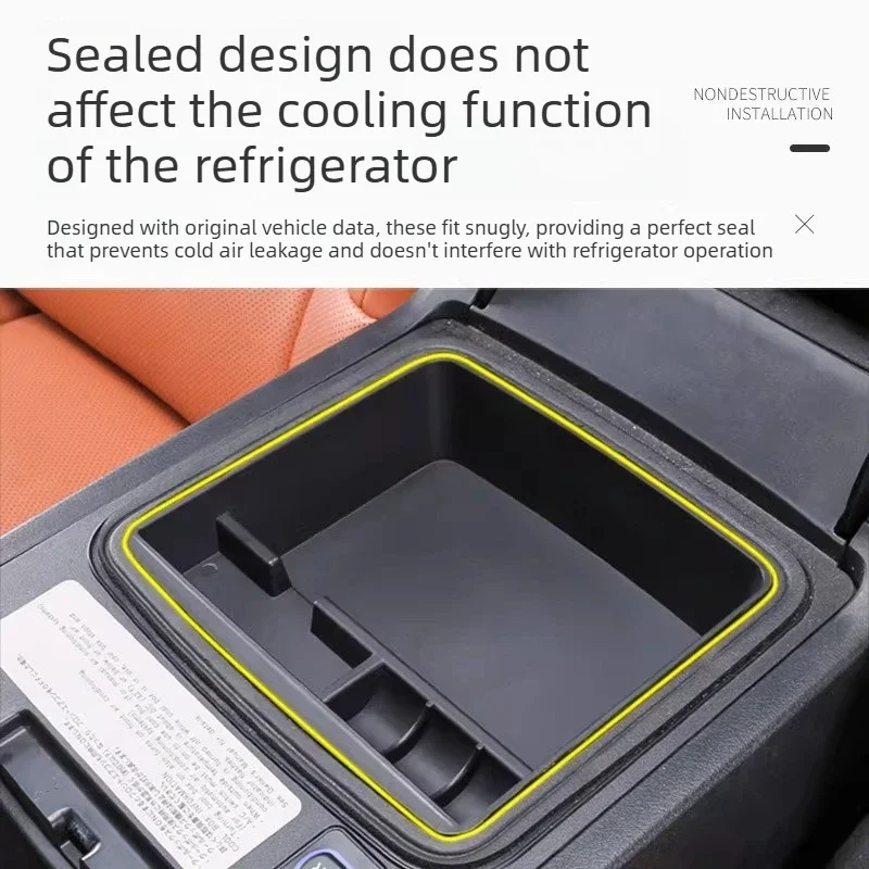 

Ящик-органайзер для центрального подлокотника Land Patrol, холодильник, ящик для хранения в центральной консоли, инструменты для Lexus GX400/460 LX570