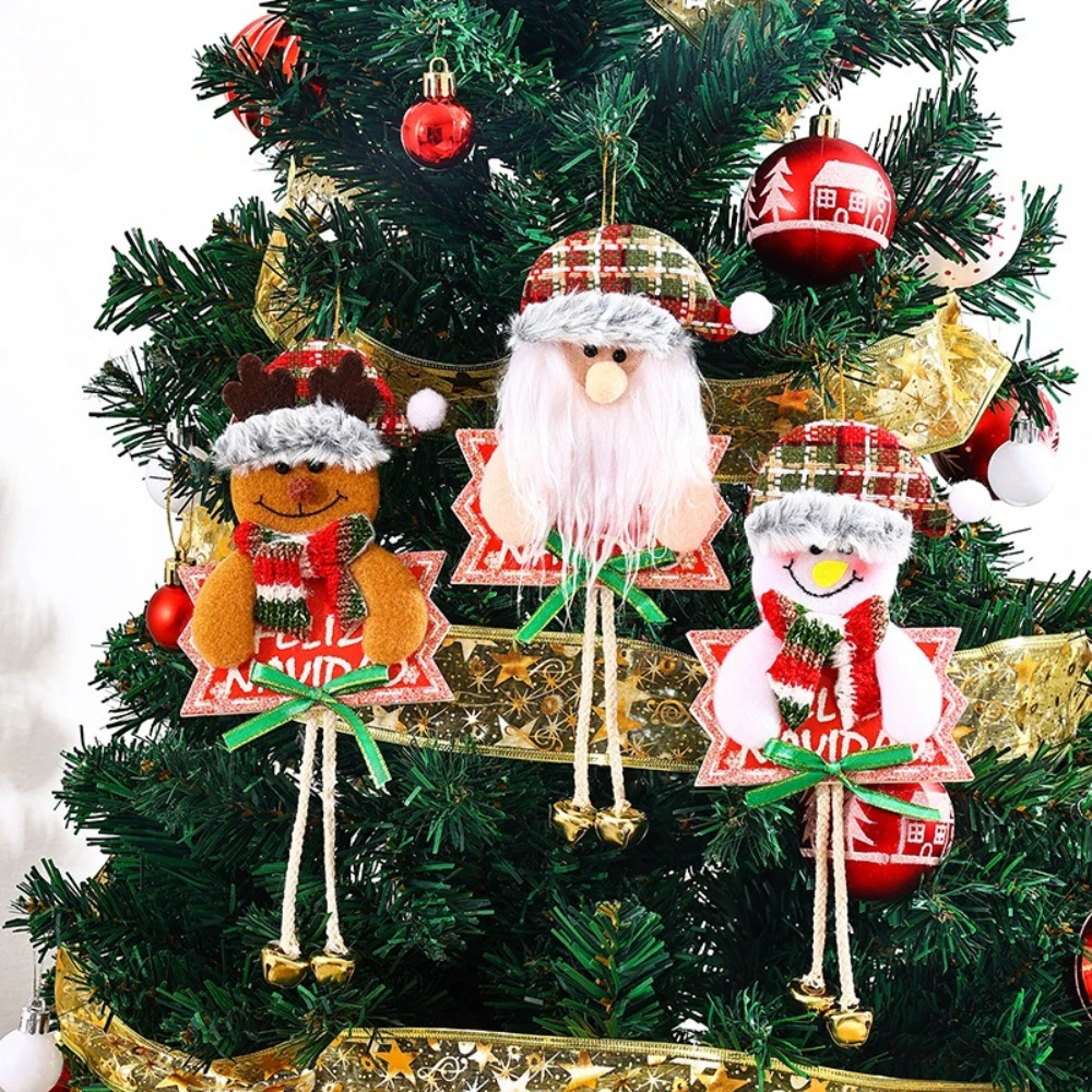 

1/3pcs Christmas Tree Pendant Xmas Tree Hanging Ornament Navidad Christmas Pendant Drop Decoration for Home 2026 New Year Gift
