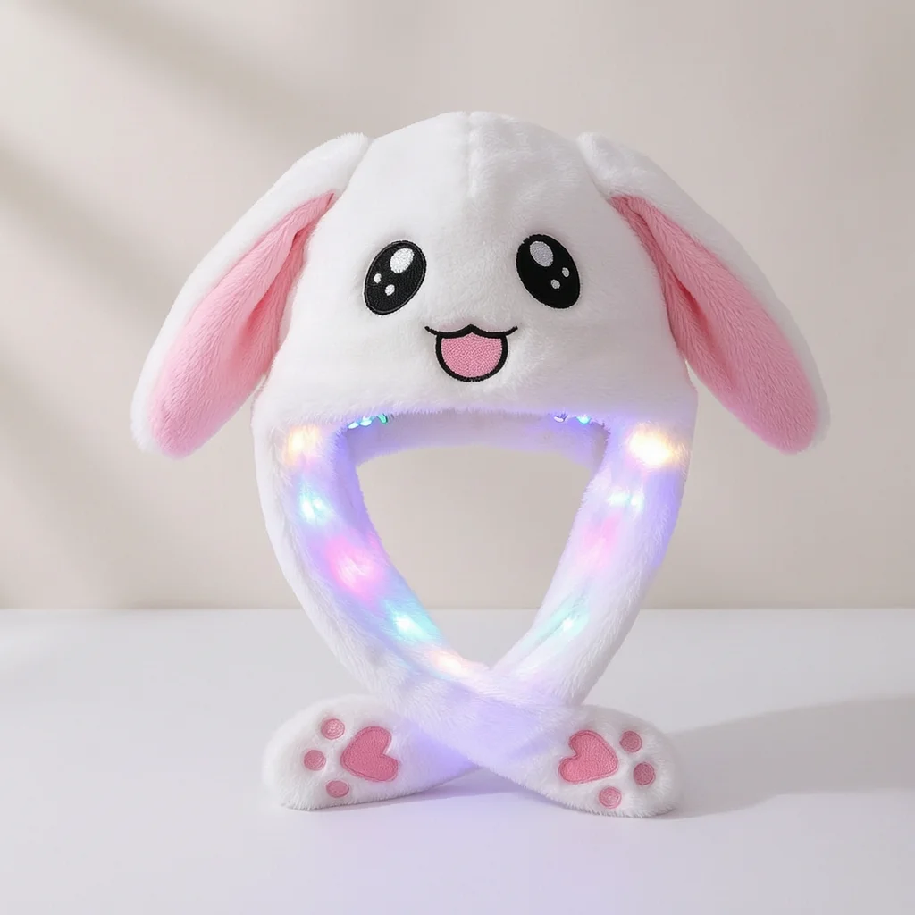 Photography Jokes - Cute Plush Bunny Hat Pop Up
