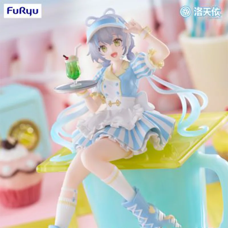 

【100% оригинал】FuRyu Vsinger — Luo Tianyi — фигурка стопора для лапши — официантка, версия. Коллекция серии Модель персонажа из мультфильма
