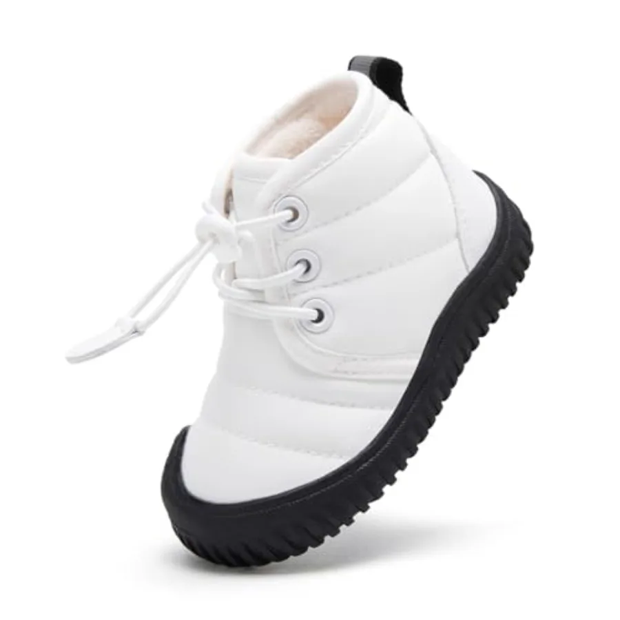 

BMCiTYBM Toddler Baby Winter Snow Boots Boy Girl Faux Fur Warm Non Slip First Walking Infant Shoes