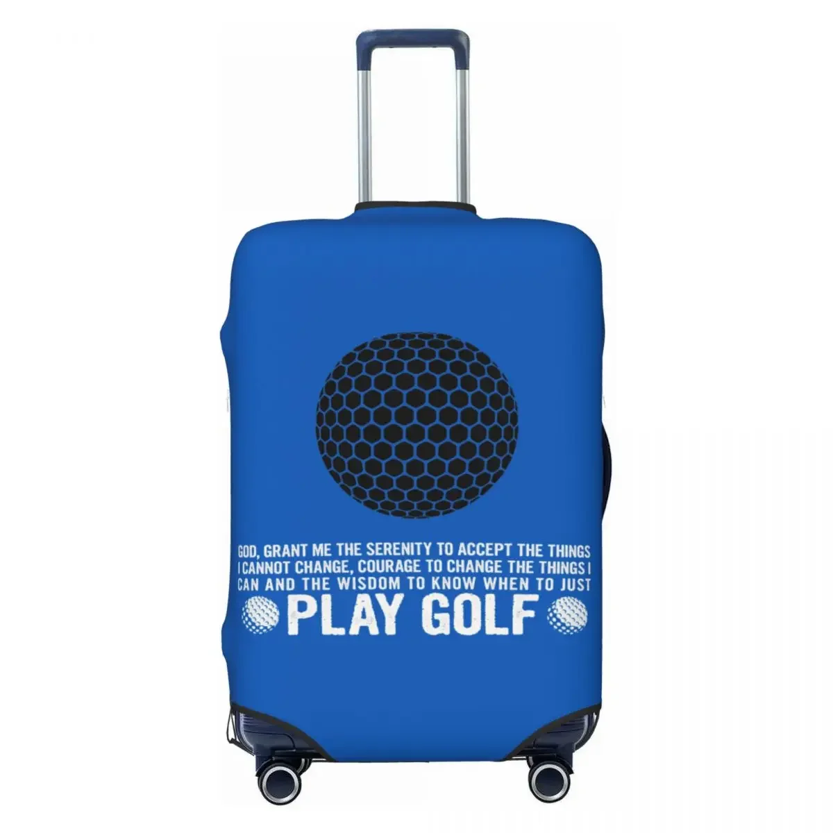 

Custom Funny Golf Quote Travel Luggage Cover Elastic Suitcase Cover Protector Fit 18-32 Inch