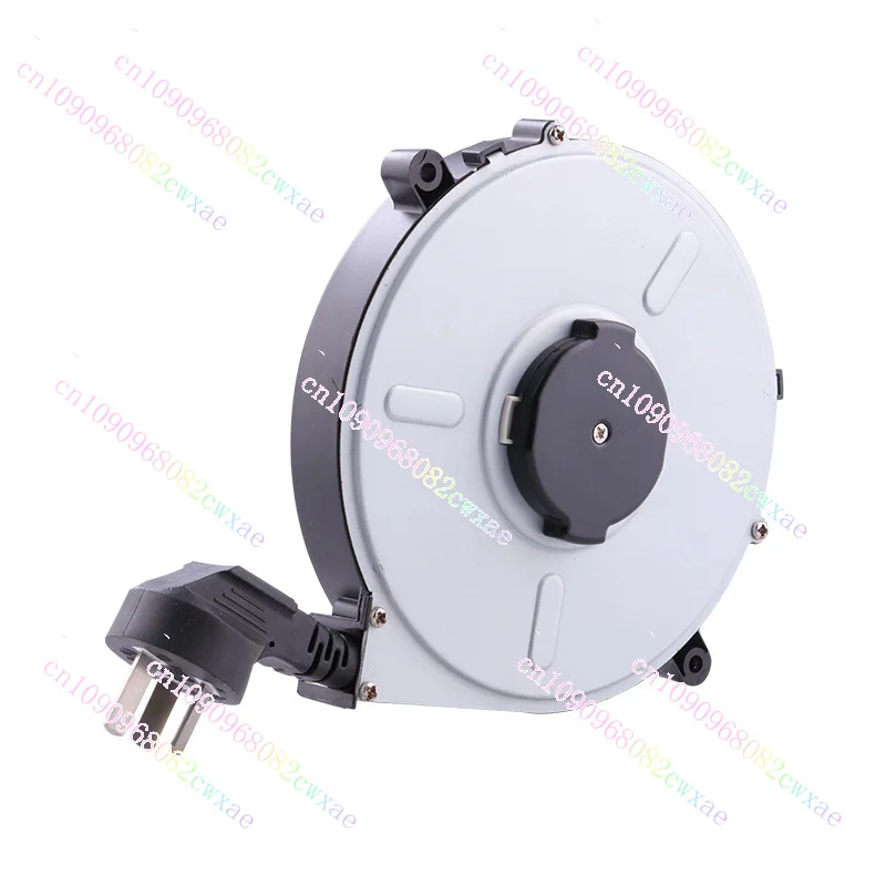 Automatic take-up retractable 2.5 meters power supply ABS fireproof shell Automatic take-up reel for electric cables