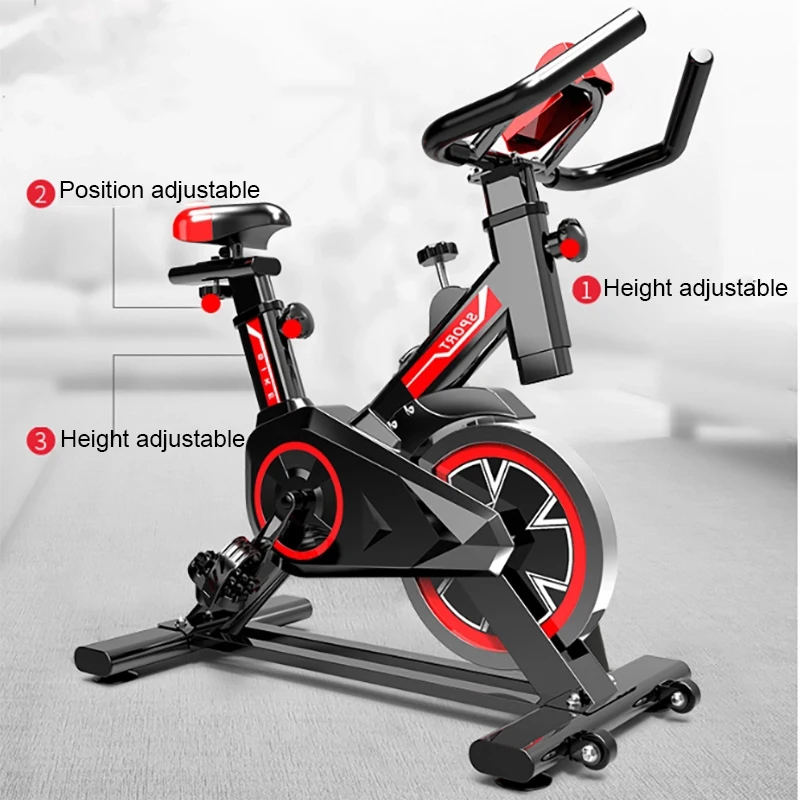 IN STOCK Spinning Bike Stationary Bicycle Cardio Indoor Adjustable Professional Spinning Bike Exercise Gym Equipment