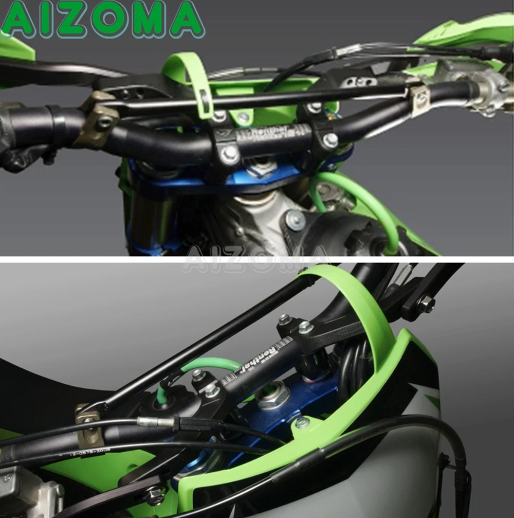 Dirt Bike Handguard Bracket Mount 22mm 28mm Handlebar Support Hand Guard Clamp For Yamaha WR YZ Honda CRF Suzuki RM Kawasaki KX