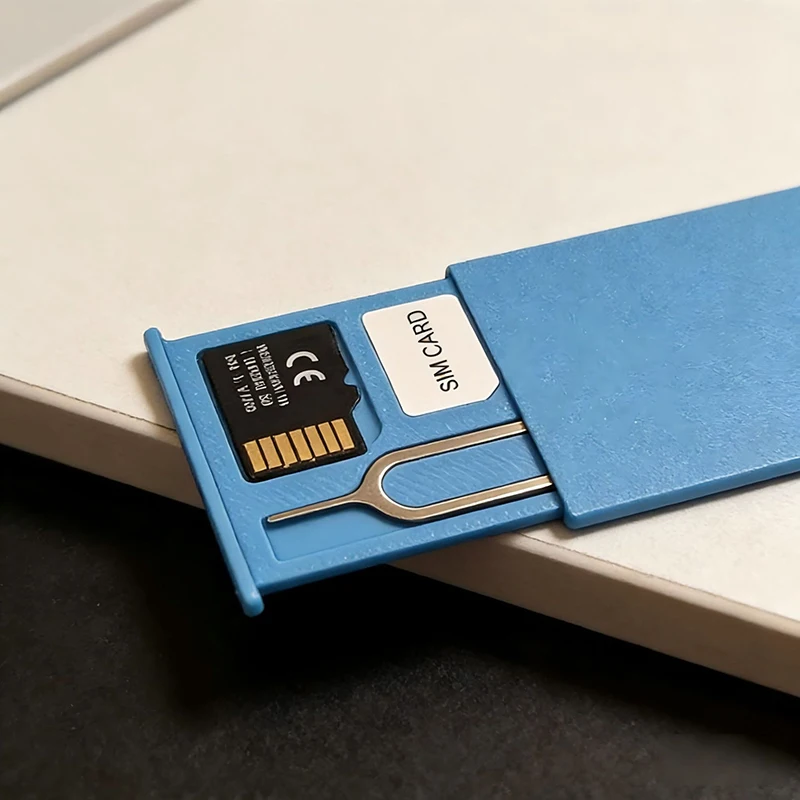 3D Printed SIM Card Storage Case,Portable Shockproof Holder For SIM Cards,Micro SD Card & Eject Pin,Nano Memory Card Storage Box
