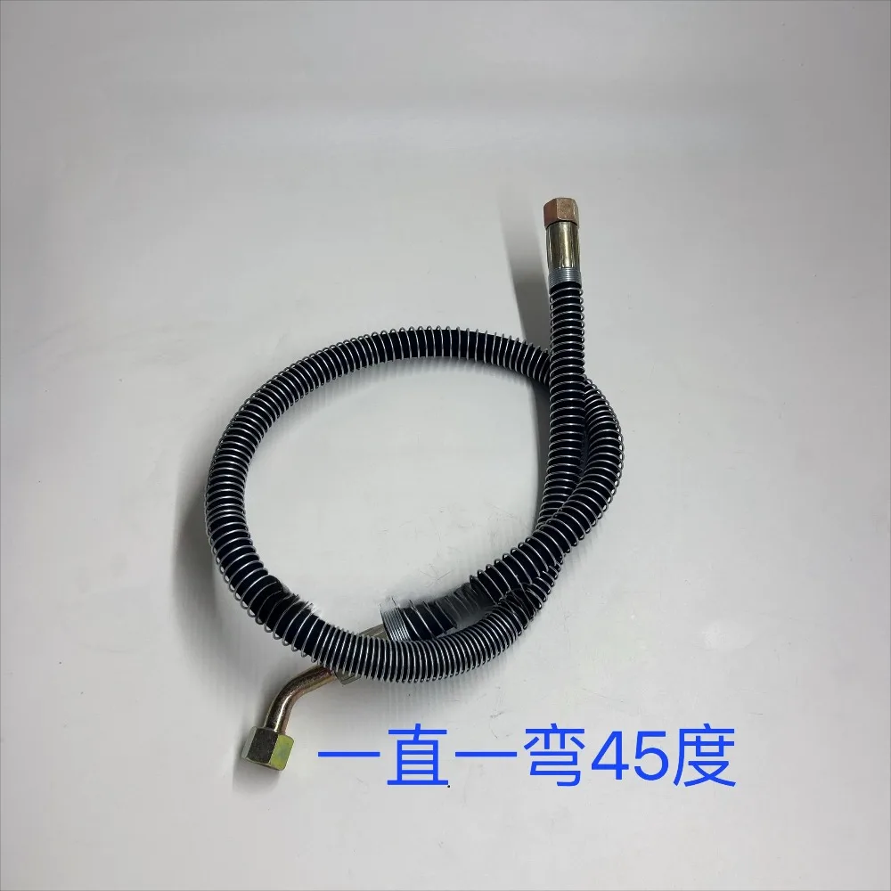 For Haitian Injection Molding Machine 60T Ejector Pin High-pressure Soft Black Leather 900mm Steel Wire Spring Oil Delivery Pipe