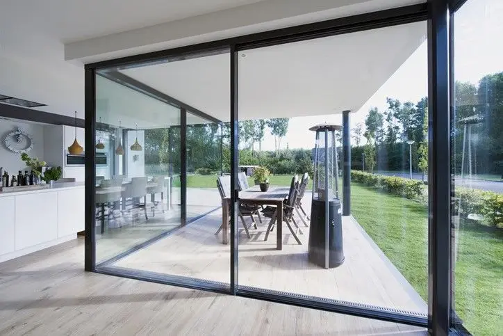 

Sliding Glass Door for Home Decoration Double Glazed Waterproof Aluminum Doors Exterior Security Sliding Door for Sun Room Patio