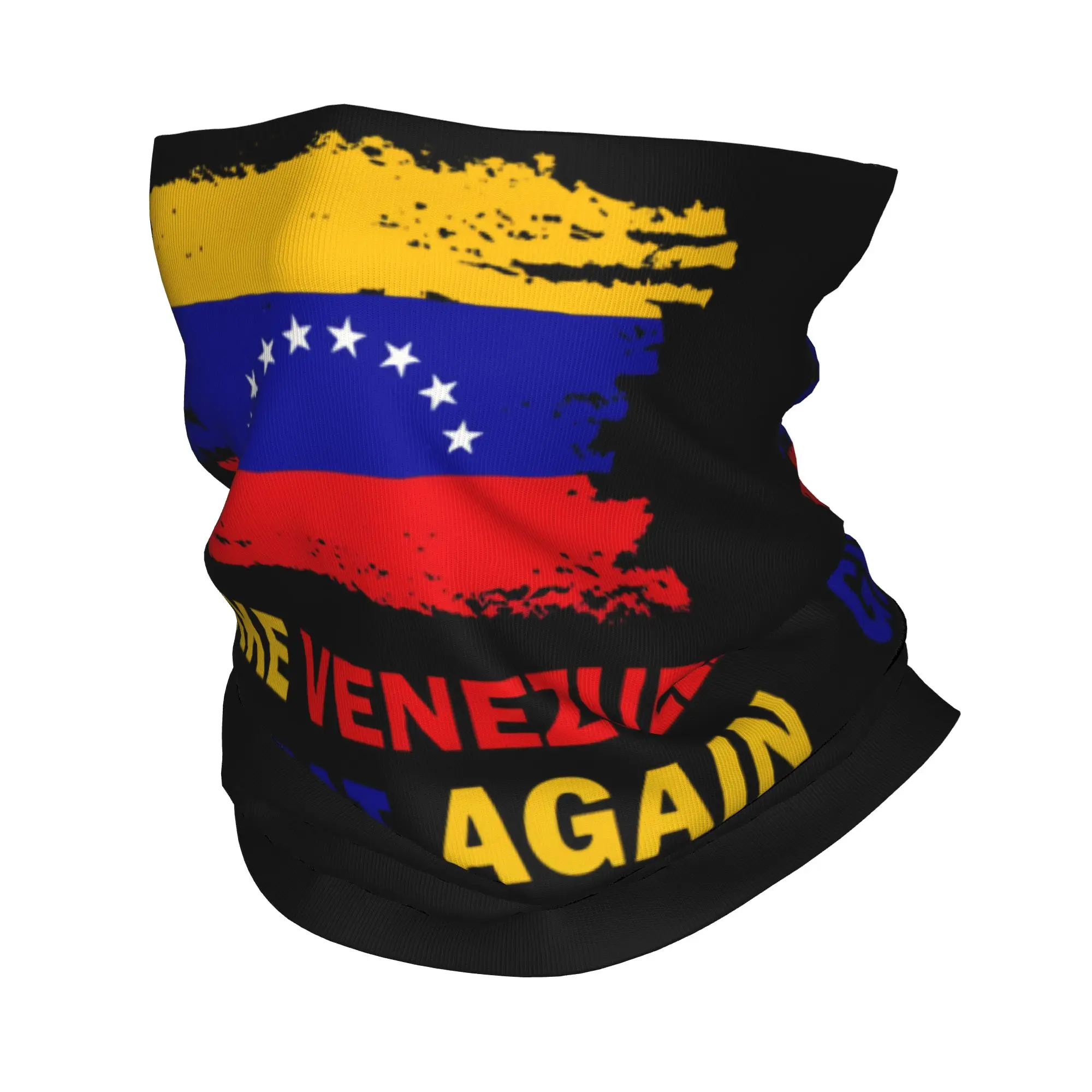 Venezuela Bandana Neck Gaiter Printed  Mask Scarf Multi-use Face Mask Riding Unisex Adult All Season