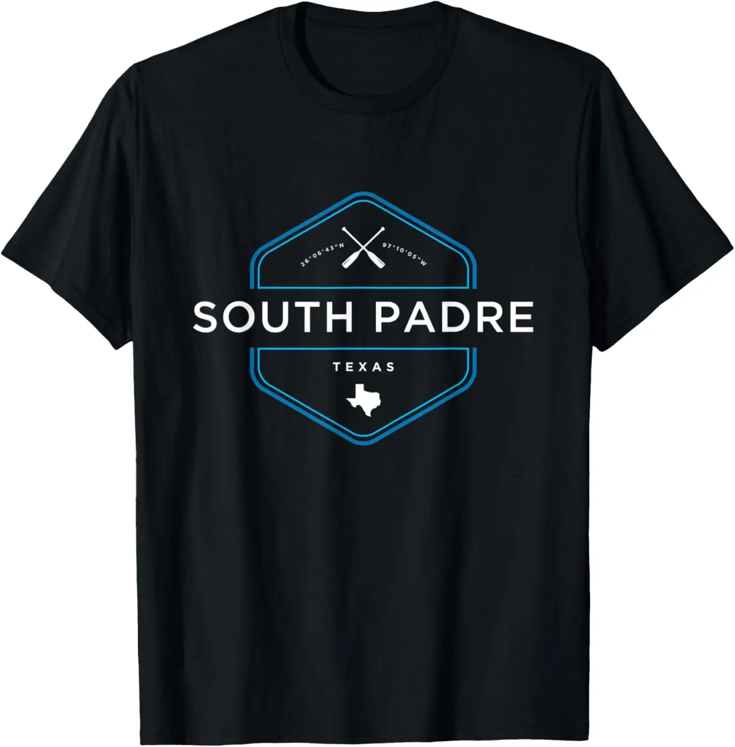 South Padre Island Texas Beach Graphic T-Shirt