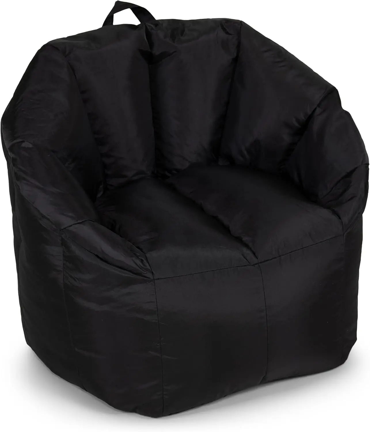 

Luxury Black Beanbag Chair with SmartMax Fabric, Durable and Comfortable for Home Use