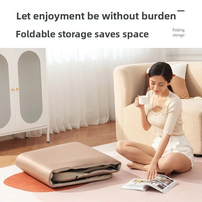 

Массажный матрас с подушкой безопасности, для домашнего использования, воздушная подушка для разминания, складной многофункциональный массажер для всего тела для талии и спины.