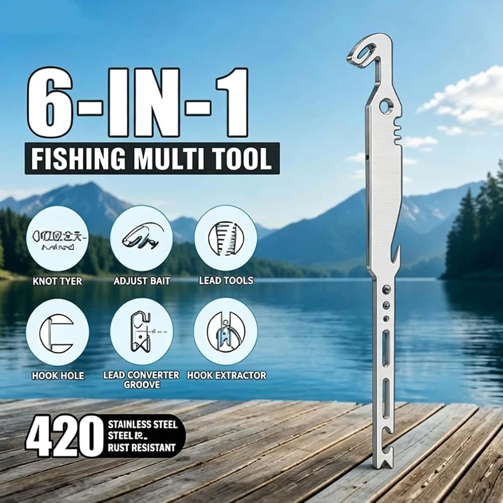 6 In 1 Stainless Steel Hook Re - Fishing Hook Remover 评论和价格