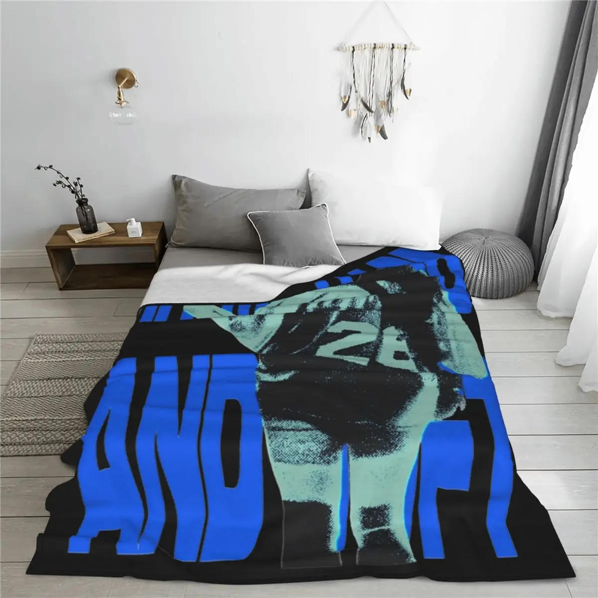 Hit Me Hard And Soft Blankets Flannel Spring/Autumn Portable Super Warm Throw Blankets for Bed Couch Bedding Throws